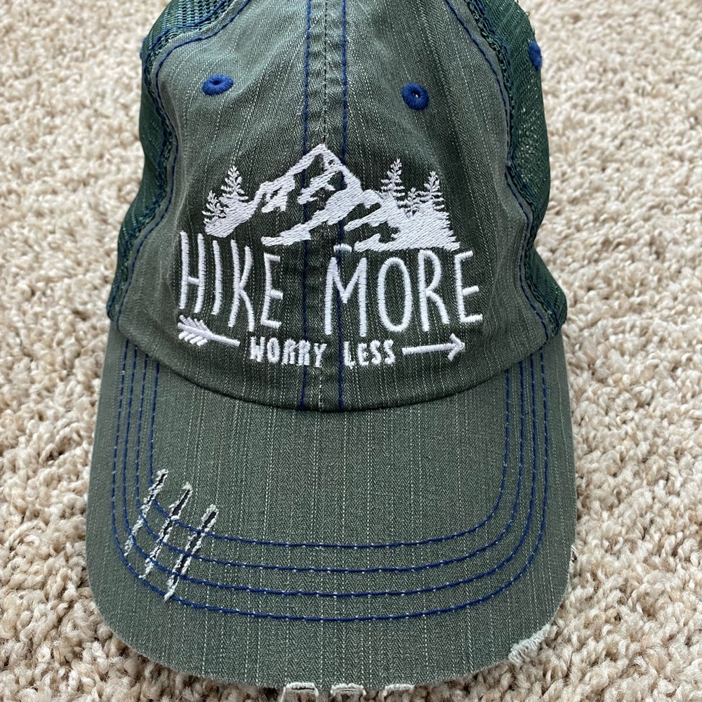 “Hike More Worry Less” Baseball Hat